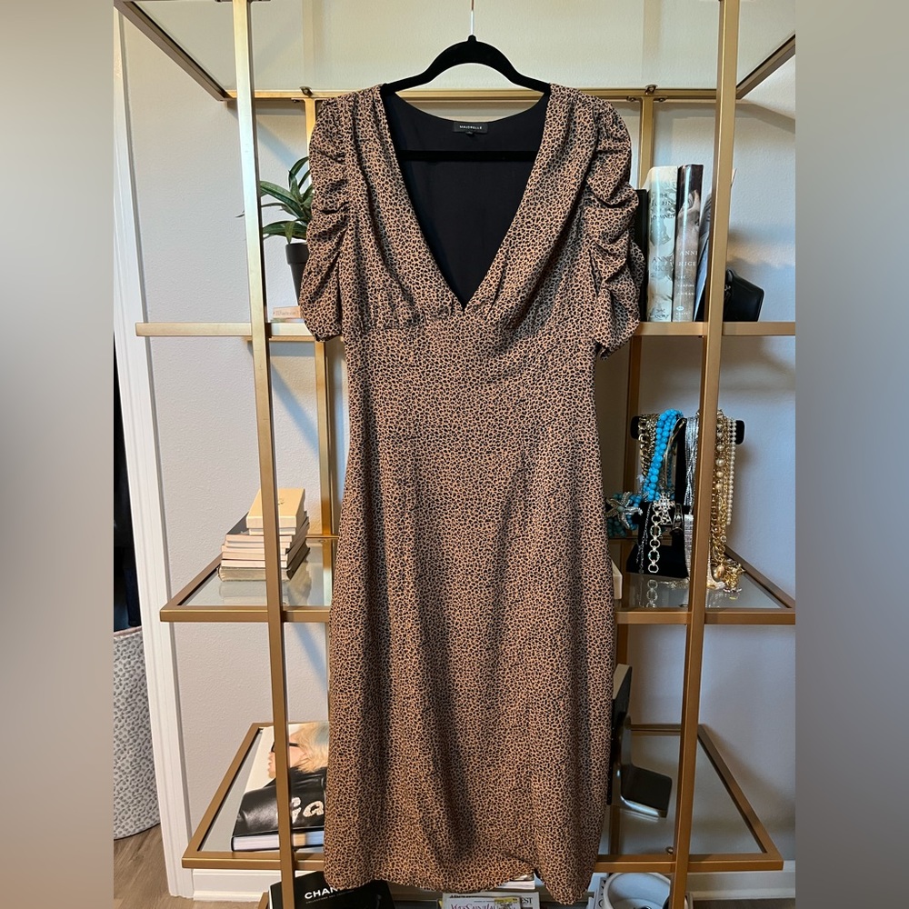 Majorelle animal print dress